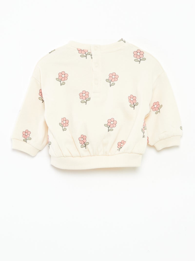 Conjunto de chándal con sudadera + legging - 2 piezas Rosa - Kiabi