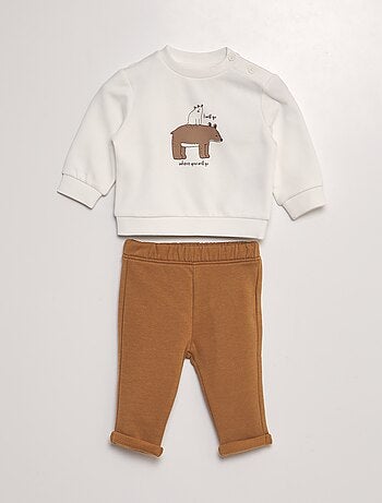 Conjunto de chándal con sudadera + pantalón - 2 piezas