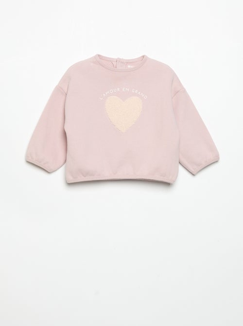 Conjunto de chándal de 2 piezas - Sudadera + pantalón - Kiabi Conjunto de chándal de 2 piezas - Sudadera + pantalón - Kiabi