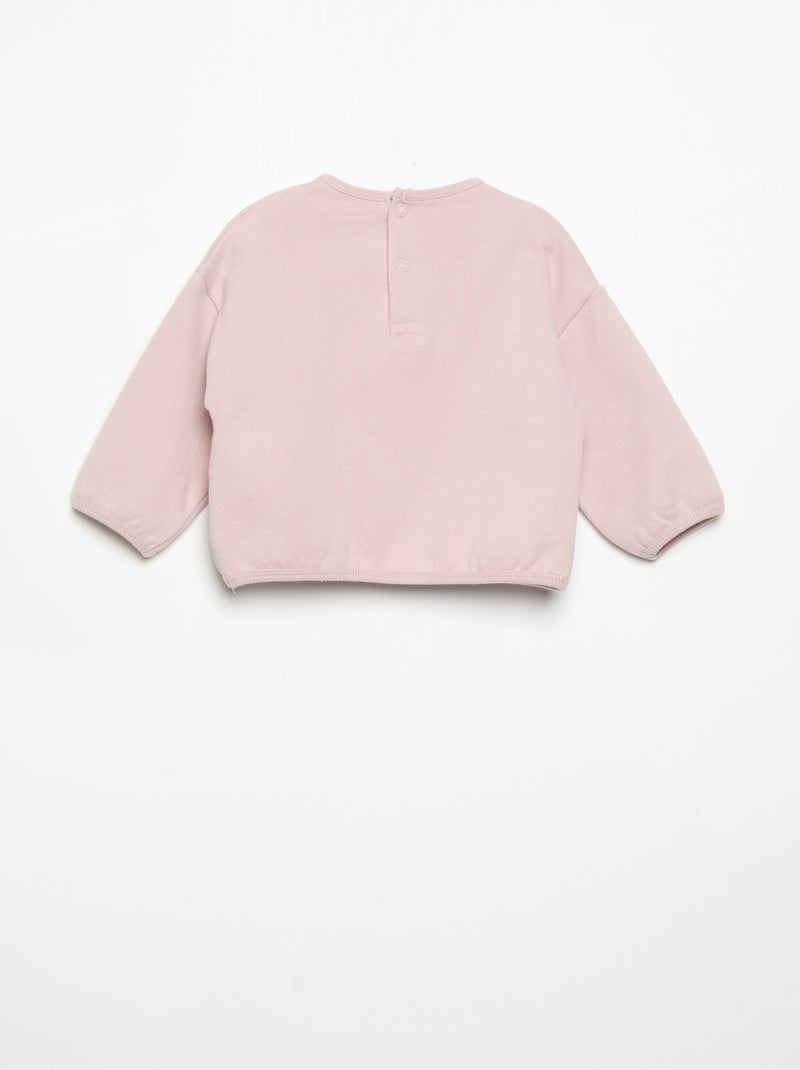 Conjunto de chándal de 2 piezas - Sudadera + pantalón Purpura - Kiabi