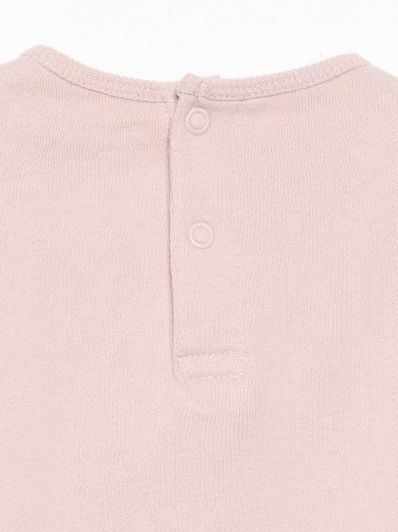 Conjunto de chándal de 2 piezas - Sudadera + pantalón Purpura - Kiabi