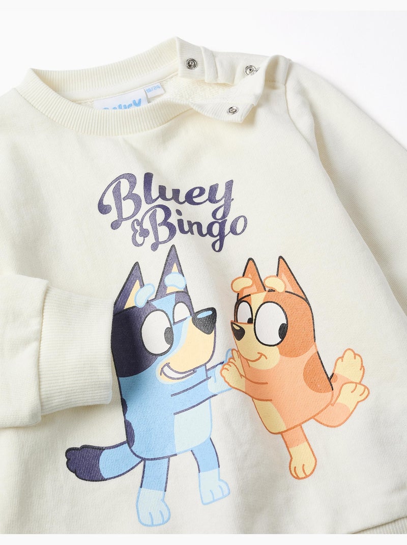 Conjunto de chándal de algodón con estampado de Bluey Azul oscuro - Kiabi