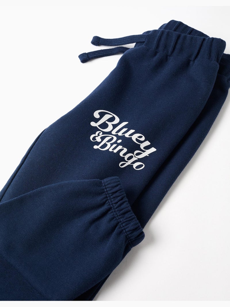 Conjunto de chándal de algodón con estampado de Bluey Azul oscuro - Kiabi