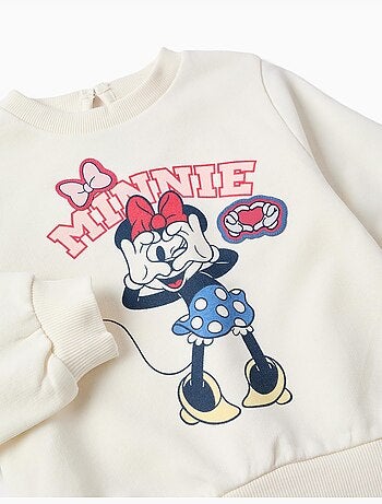 Conjunto de chándal de algodón con estampado de minnie
