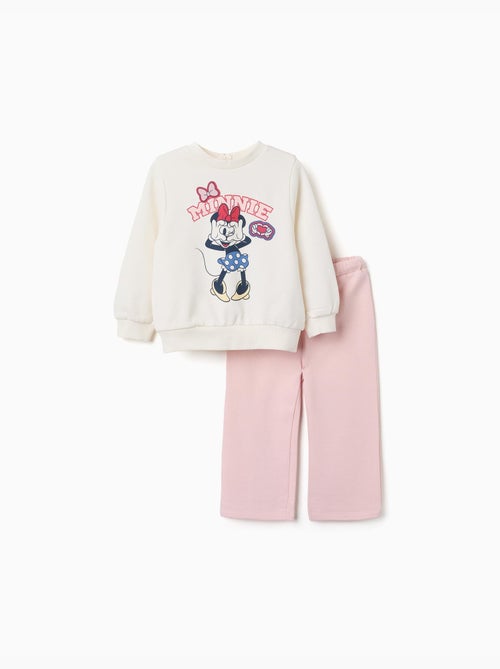 Conjunto de chándal de algodón con estampado de minnie - Kiabi Conjunto de chándal de algodón con estampado de minnie - Kiabi