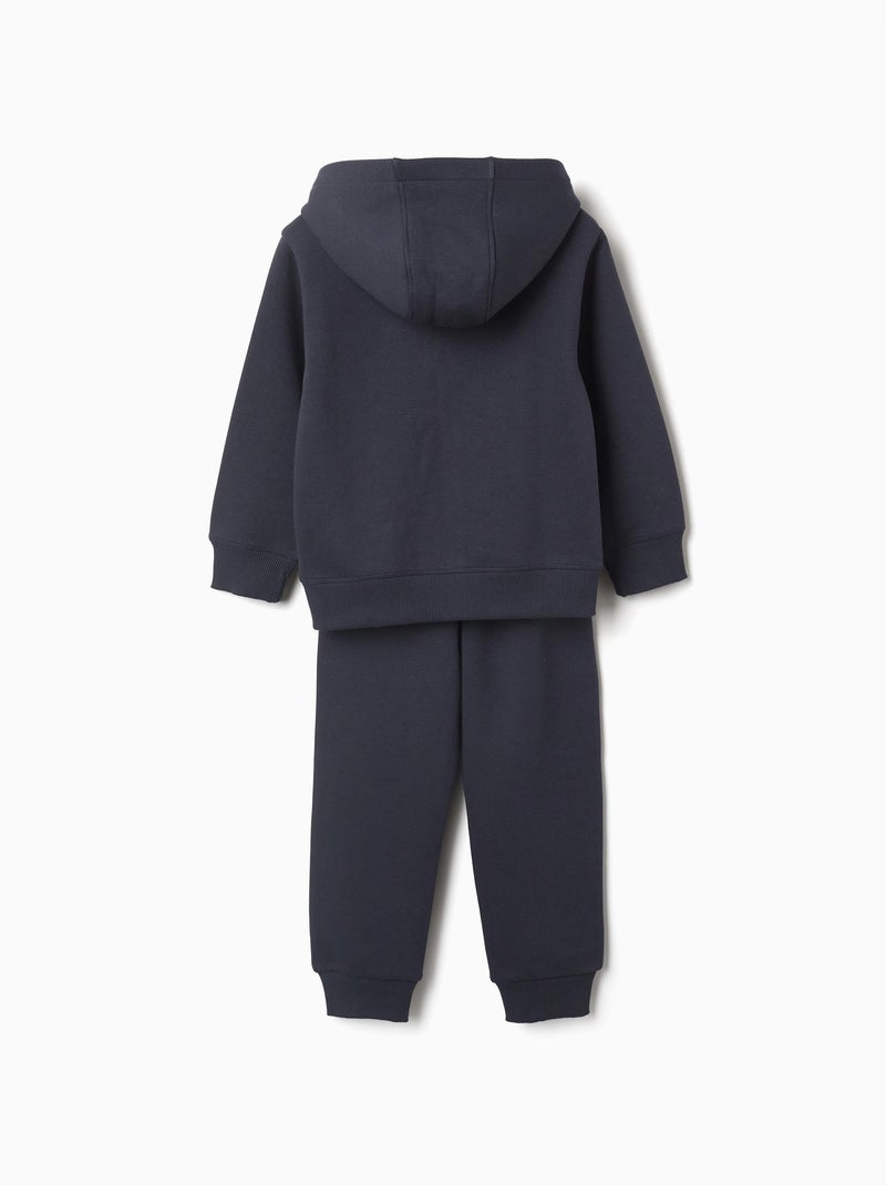 Conjunto de chándal de algodón de 3 piezas Azul oscuro - Kiabi