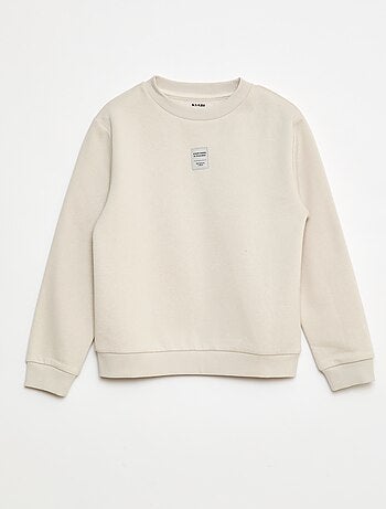 Conjunto de chándal de felpa perchada, sudadera + pantalón - 2 piezas