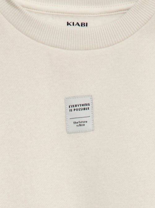 Conjunto de chándal de felpa perchada sudadera + pantalón - 2 piezas - Kiabi