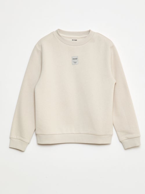 Conjunto de chándal de felpa perchada sudadera + pantalón - 2 piezas - Kiabi