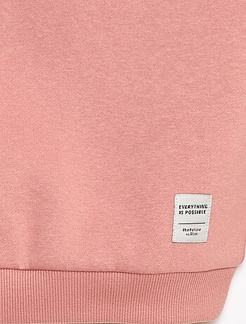 Conjunto de chándal de felpa perchada, sudadera + pantalón - 2 piezas