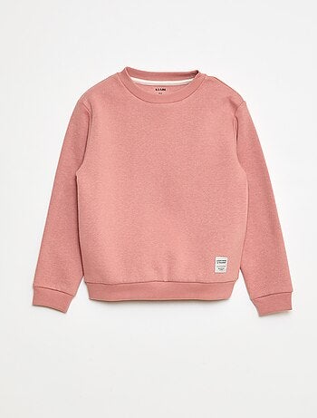 Conjunto de chándal de felpa perchada, sudadera + pantalón - 2 piezas
