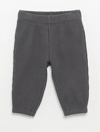 Conjunto de chándal de tejido gofrado - 2 piezas