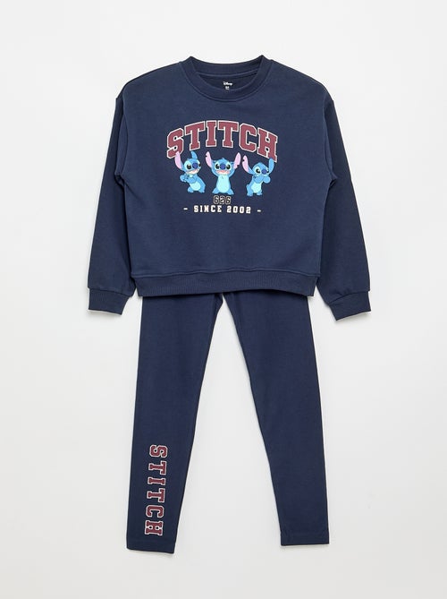 Conjunto de chándal 'Disney' de felpa sin cepillar - 2 piezas: sudadera + pantalón - Kiabi Conjunto de chándal 'Disney' de felpa sin cepillar - 2 piezas: sudadera + pantalón - Kiabi