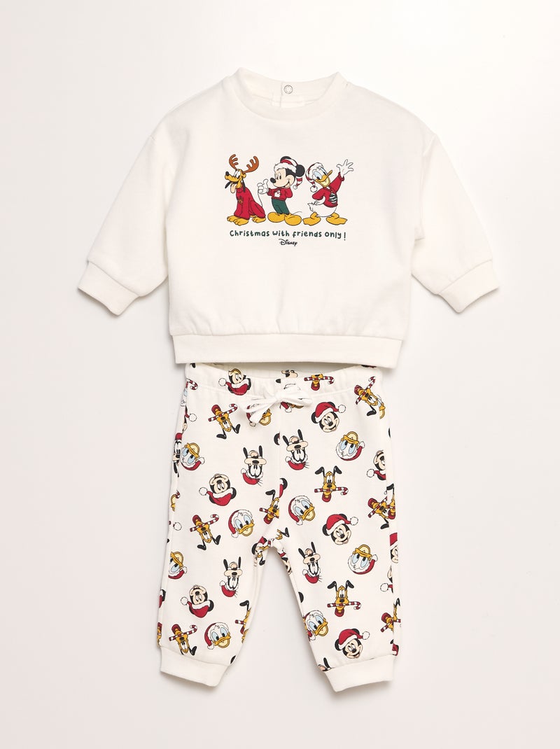 Conjunto de chándal 'Mickey' 2 piezas BLANCO - Kiabi