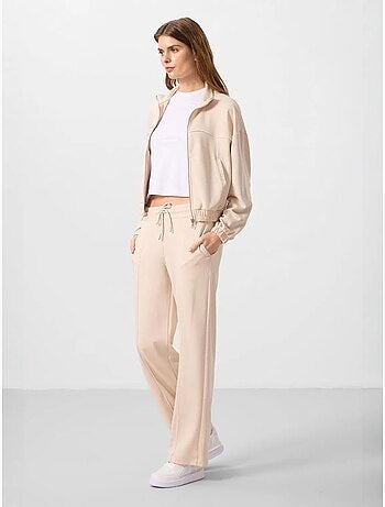 Conjunto de chándal oversize con cuello con cremallera tommy