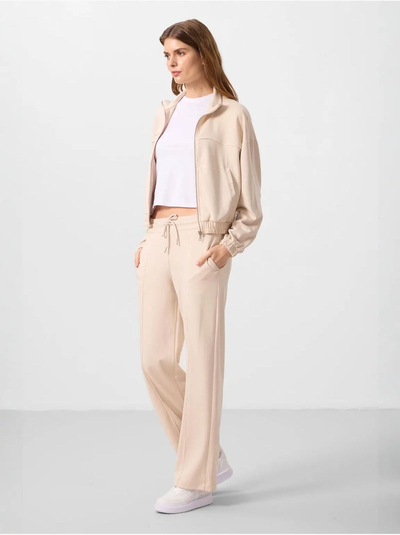 Conjunto de chándal oversize con cuello con cremallera tommy Beige arcilla - Kiabi