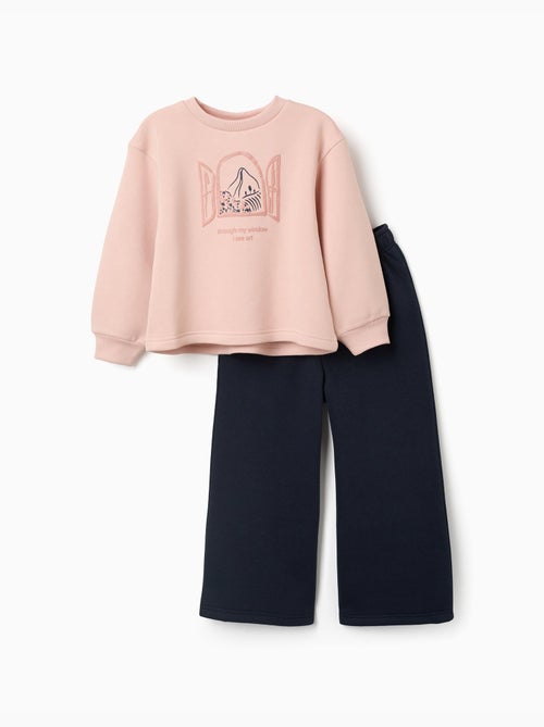 Conjunto de chándal perchado con estampado de arte - Kiabi
