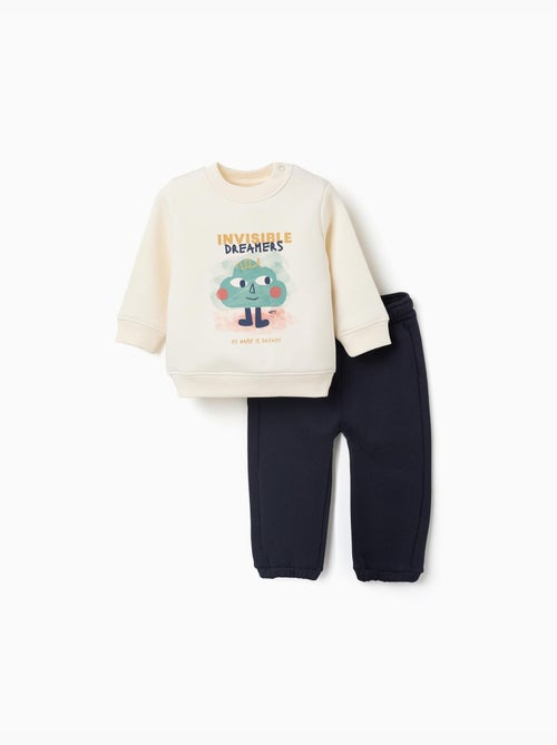 Conjunto de chándal perchado con estampado Dreamers - Kiabi Conjunto de chándal perchado con estampado Dreamers - Kiabi
