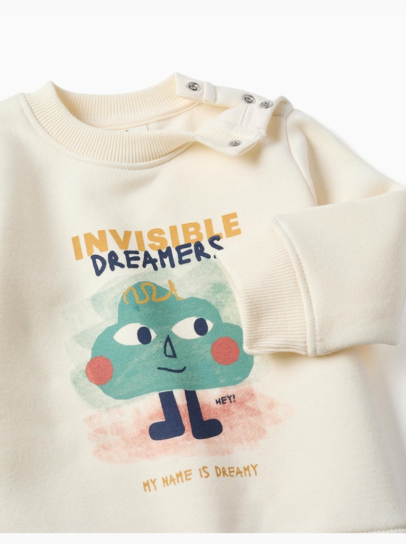 Conjunto de chándal perchado con estampado Dreamers Blanco - Kiabi