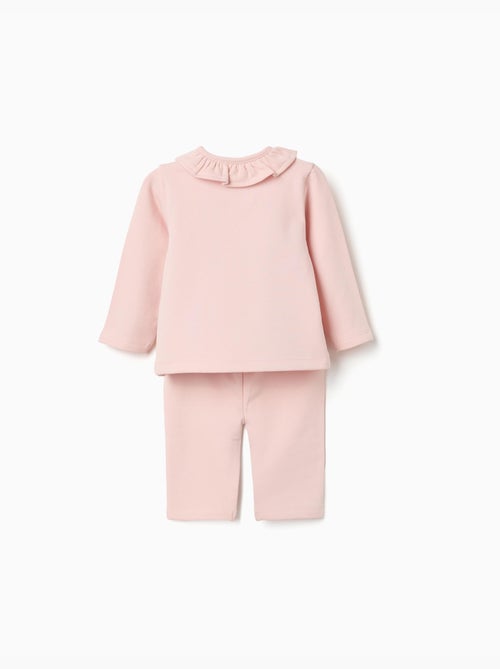 Conjunto de chándal perchado con estampado en relieve - Kiabi Conjunto de chándal perchado con estampado en relieve - Kiabi