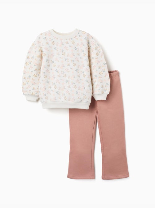 Conjunto de chándal perchado con estampado floral - Kiabi