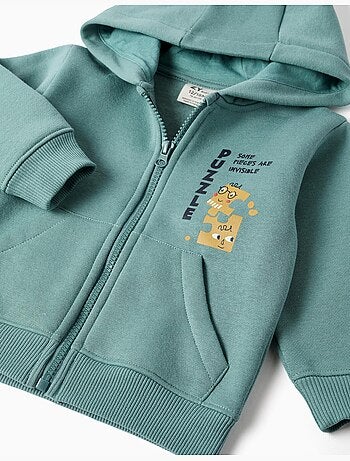 Conjunto de chándal perchado con estampado