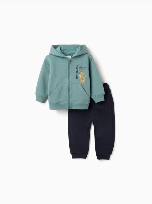 Conjunto de chándal perchado con estampado - Kiabi