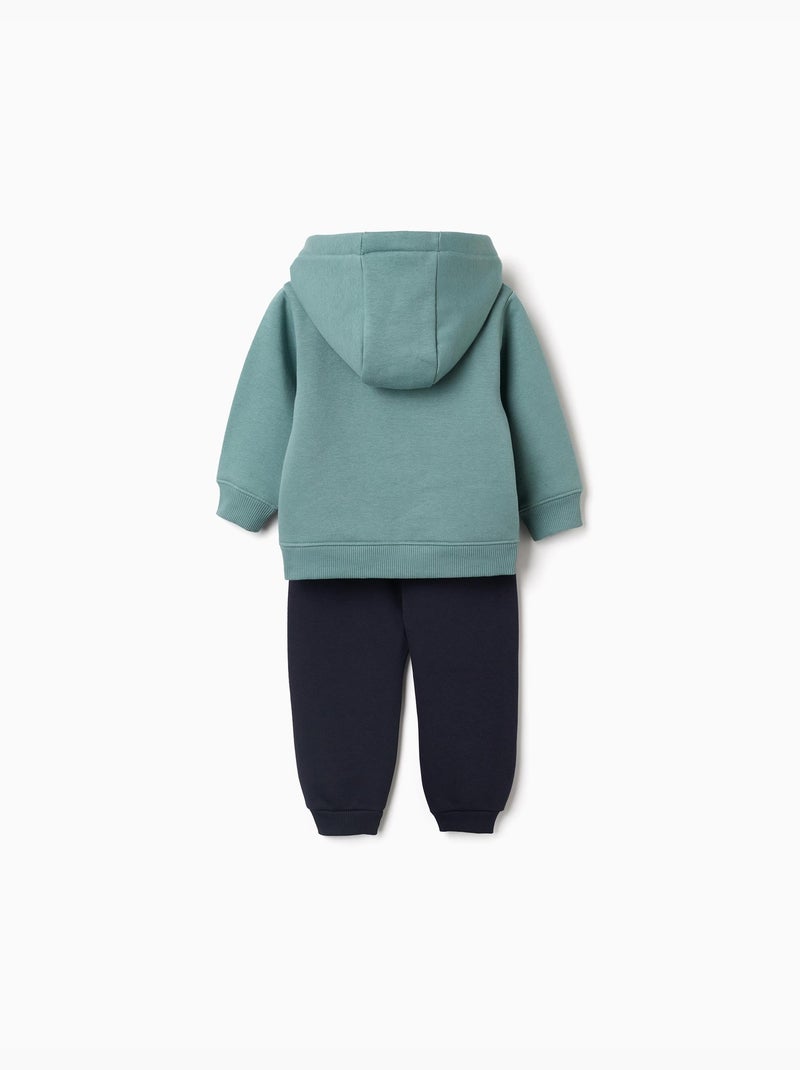Conjunto de chándal perchado con estampado Verde claro - Kiabi