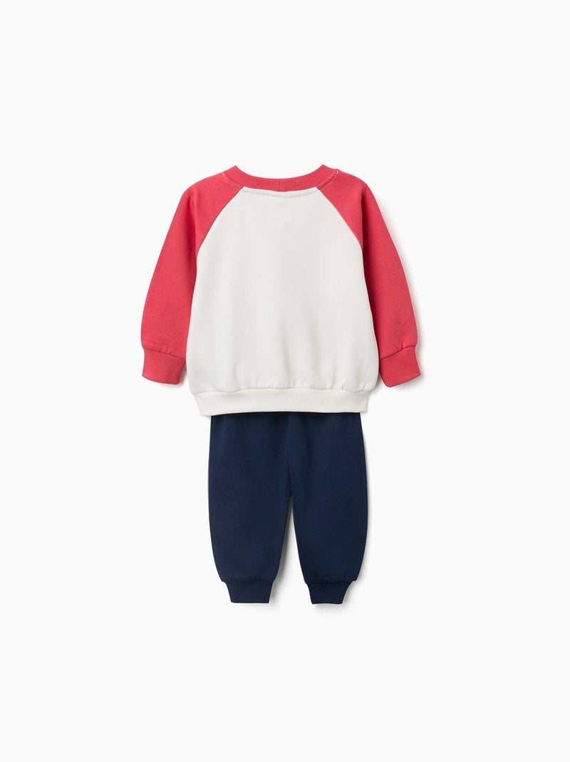 Conjunto de chándal perchado con estampados mickey Rojo - Kiabi