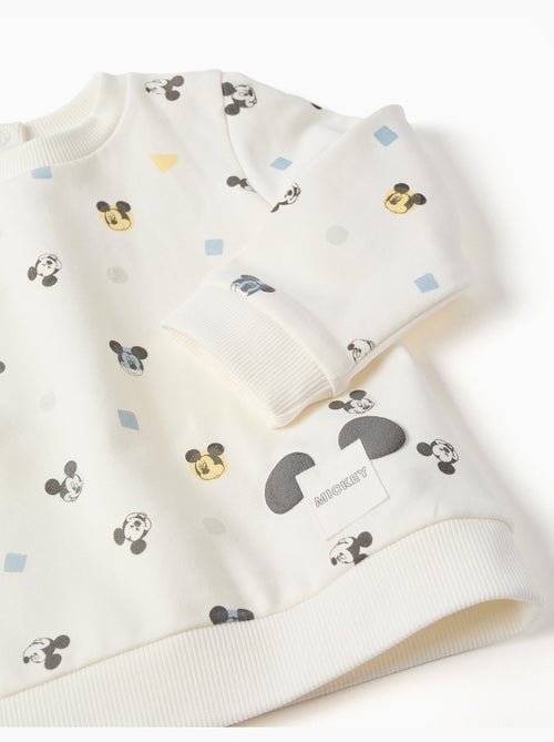 Conjunto de chándal perchado con motivo de Mickey - Kiabi