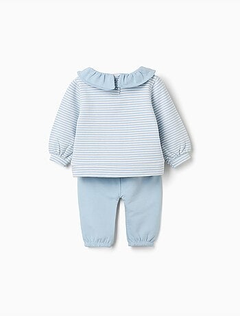 Conjunto de chándal perchado con volantes