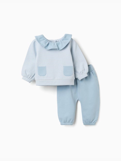 Conjunto de chándal perchado con volantes - Kiabi Conjunto de chándal perchado con volantes - Kiabi