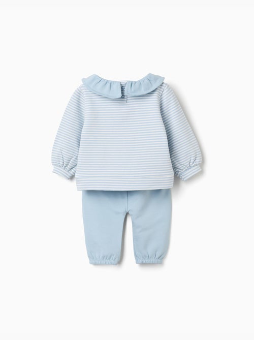 Conjunto de chándal perchado con volantes - Kiabi Conjunto de chándal perchado con volantes - Kiabi