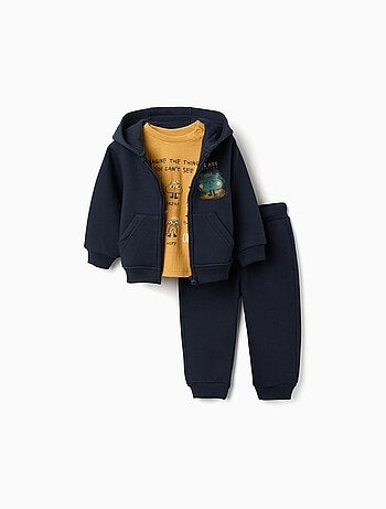 Conjunto de chándal perchado de 3 piezas