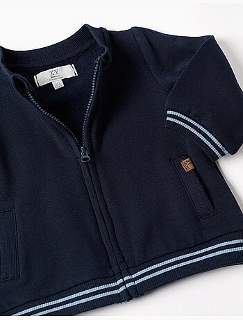 Conjunto de chándal perchado y a rayas