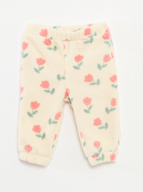 Conjunto de chándal polar chaqueta con cremallera + pantalón - 2 piezas - Kiabi