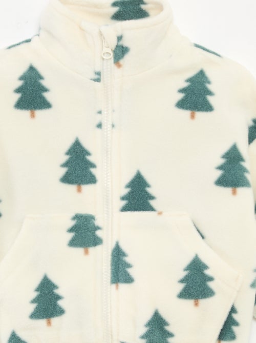 Conjunto de chándal polar chaqueta con cremallera + pantalón - 2 piezas - Kiabi