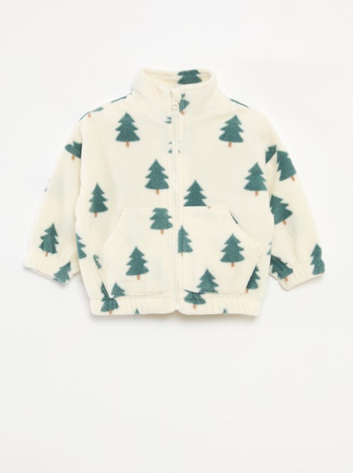 Conjunto de chándal polar chaqueta con cremallera + pantalón - 2 piezas - Kiabi