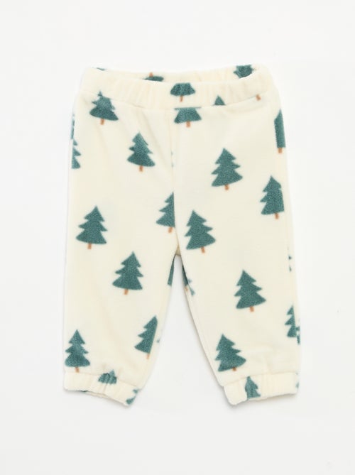 Conjunto de chándal polar chaqueta con cremallera + pantalón - 2 piezas - Kiabi