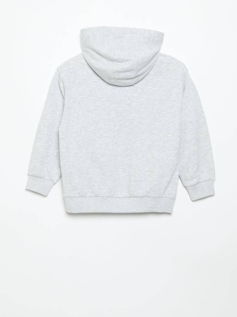 Conjunto de chándal: sudadera con cremallera y capucha + pantalón de chándal - 2 piezas Gris - Kiabi