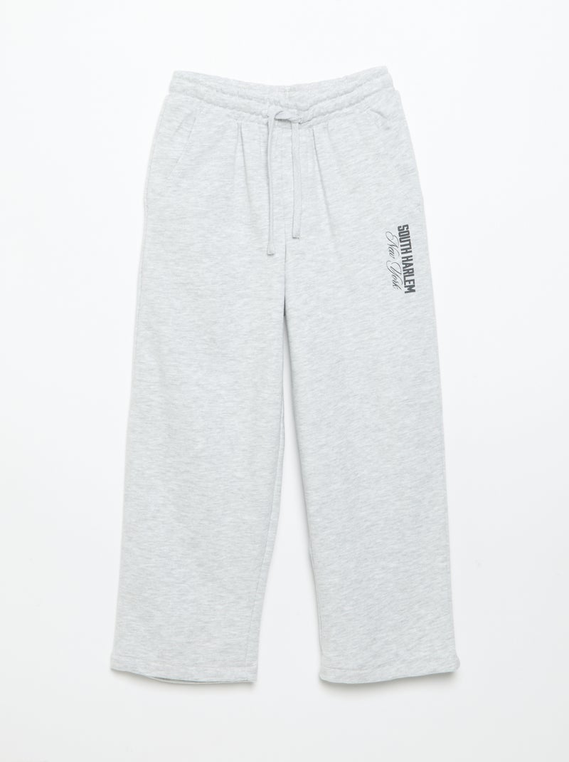 Conjunto de chándal: sudadera con cremallera y capucha + pantalón de chándal - 2 piezas Gris - Kiabi