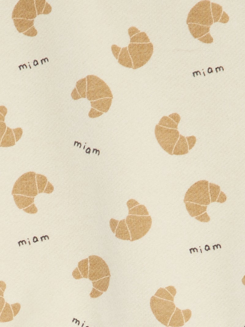 Conjunto de chándal sudadera + pantalón - 2 piezas BEIGE - Kiabi