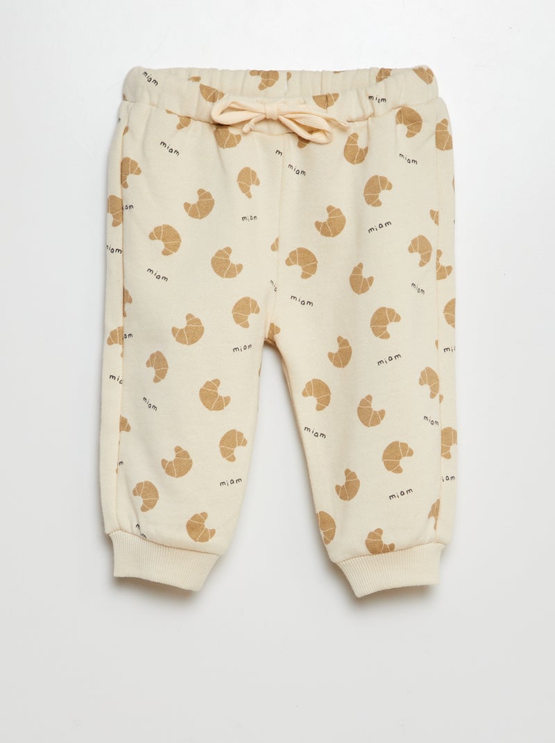 Conjunto de chándal sudadera + pantalón - 2 piezas BEIGE - Kiabi