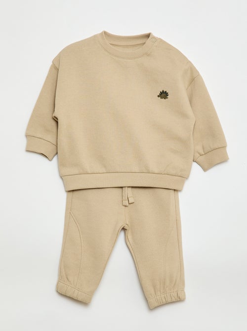 Conjunto de chándal sudadera + pantalón - 2 piezas - Kiabi