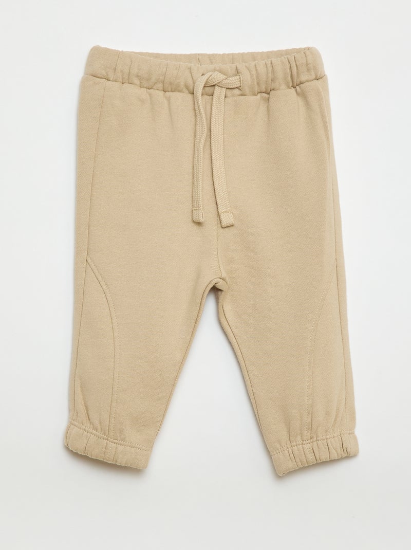 Conjunto de chándal sudadera + pantalón - 2 piezas Beige - Kiabi