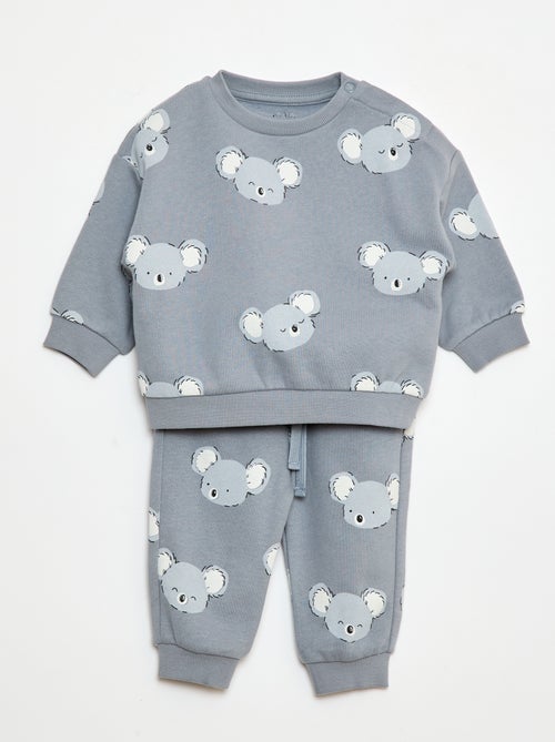 Conjunto de chándal sudadera + pantalón - 2 piezas - Kiabi