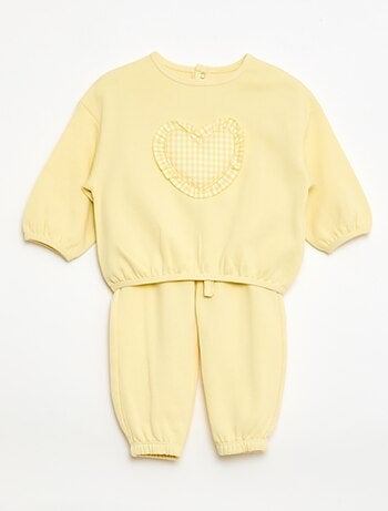 Conjunto de chándal sudadera + pantalón