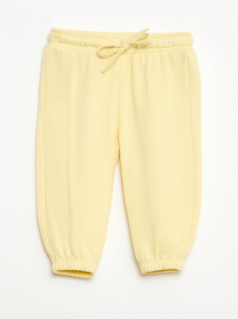 Conjunto de chándal sudadera + pantalón Amarillo - Kiabi