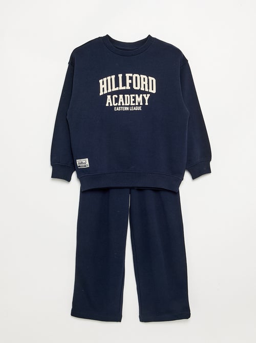 Conjunto de chándal: sudadera y pantalón - 2 piezas - Kiabi
