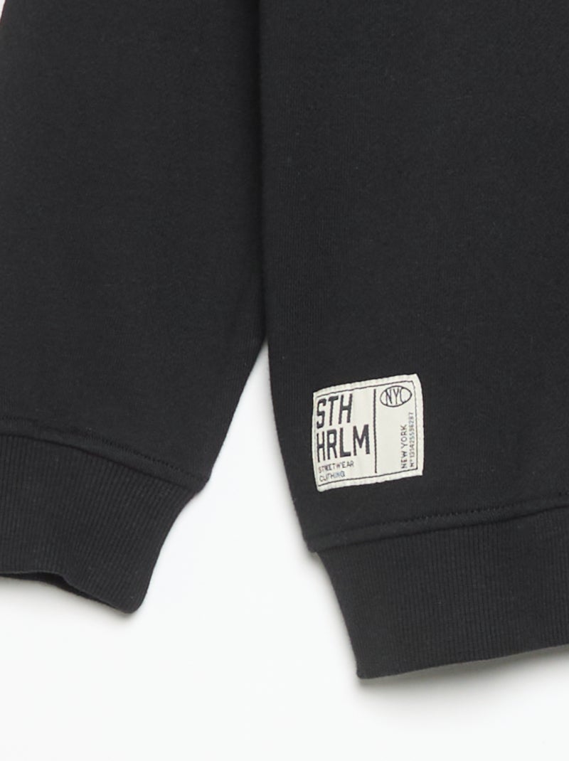 Conjunto de chándal: sudadera y pantalón - 2 piezas Negro - Kiabi